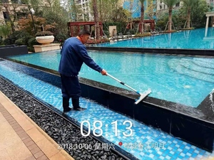 国庆节的坚守——水池清洗