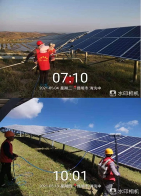 光伏板高空清洁